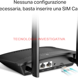 TP-Link  Router 4G  Senza configurazione, Antenne Staccabili. - immagine 2