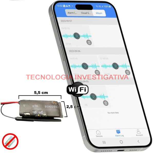 Microspia audio professionale distanza illimitata  anonima